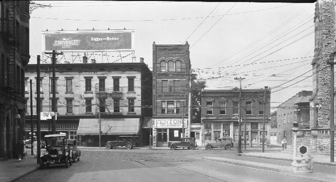 DeSales Corner Looking West August 1928